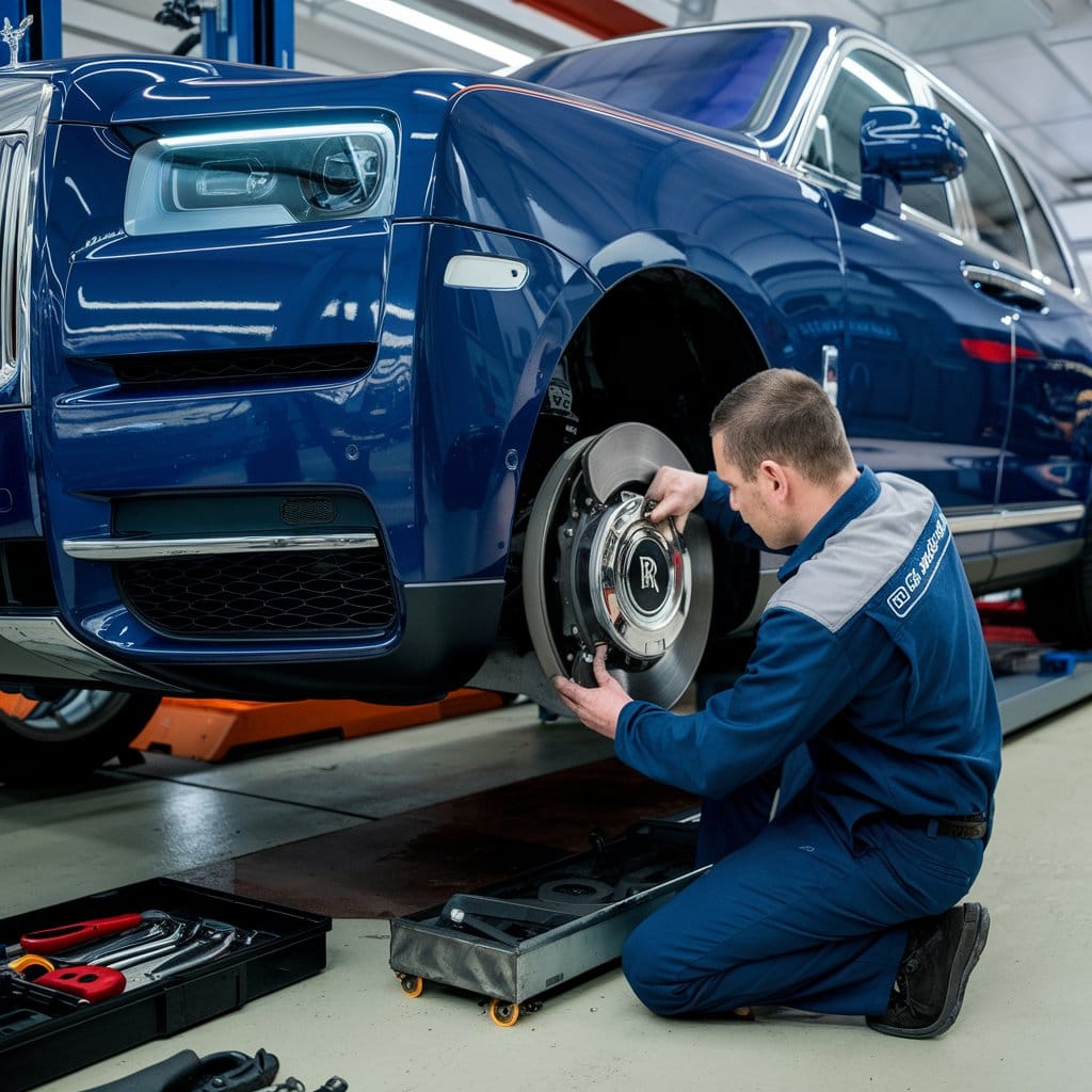 Rolls Royce brake pads been replaced