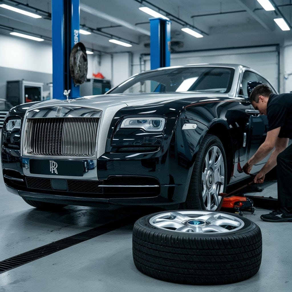 Rolls Royce Tire Replacement service in Dubai