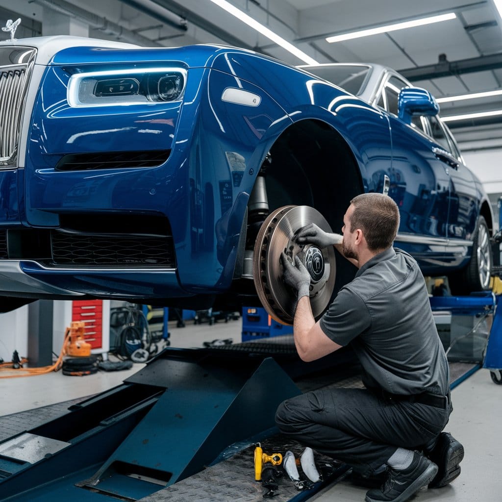 Brake Repair service of Rolls Royce.