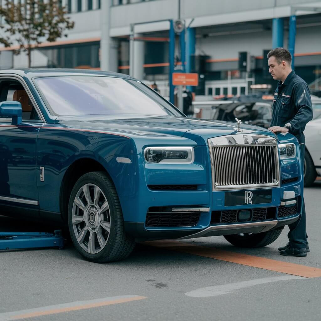 Rolls Royce Rim repair service.