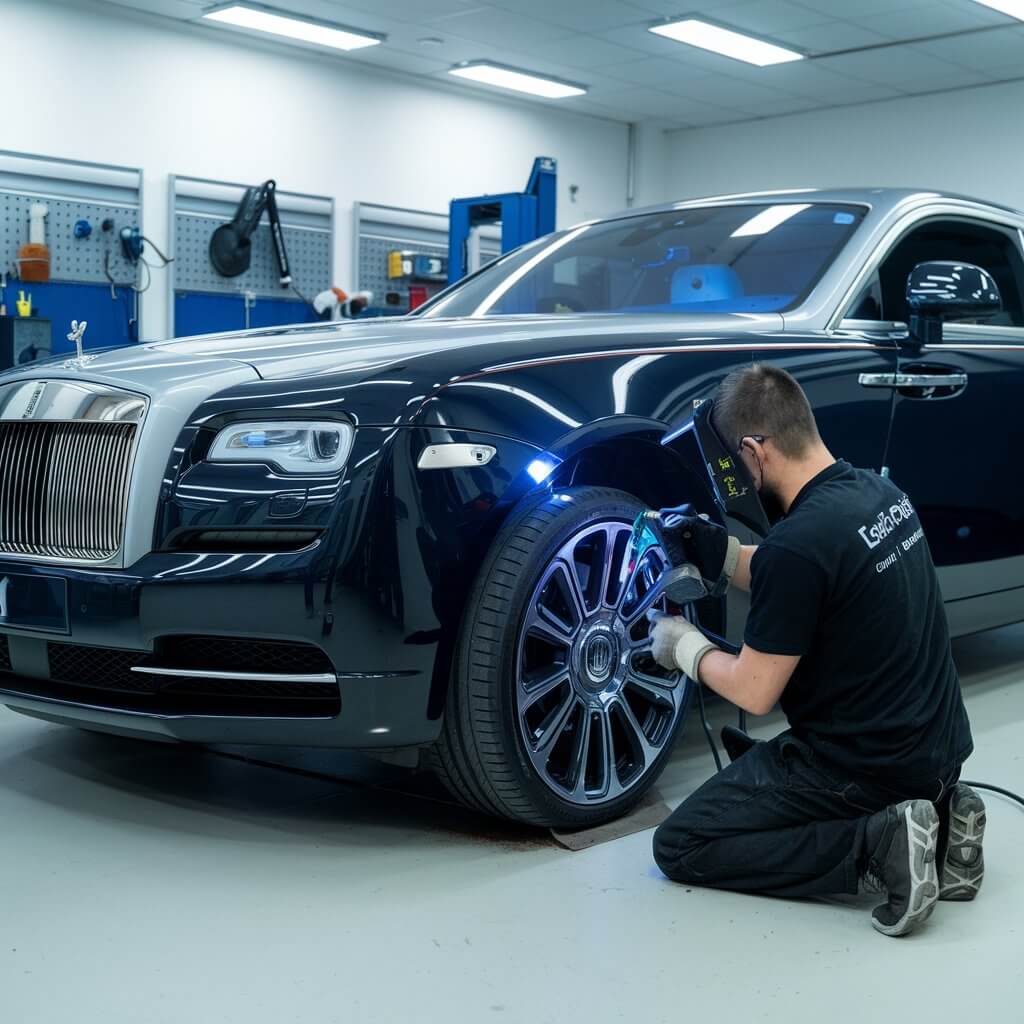 Rolls Royce Wheel alignment