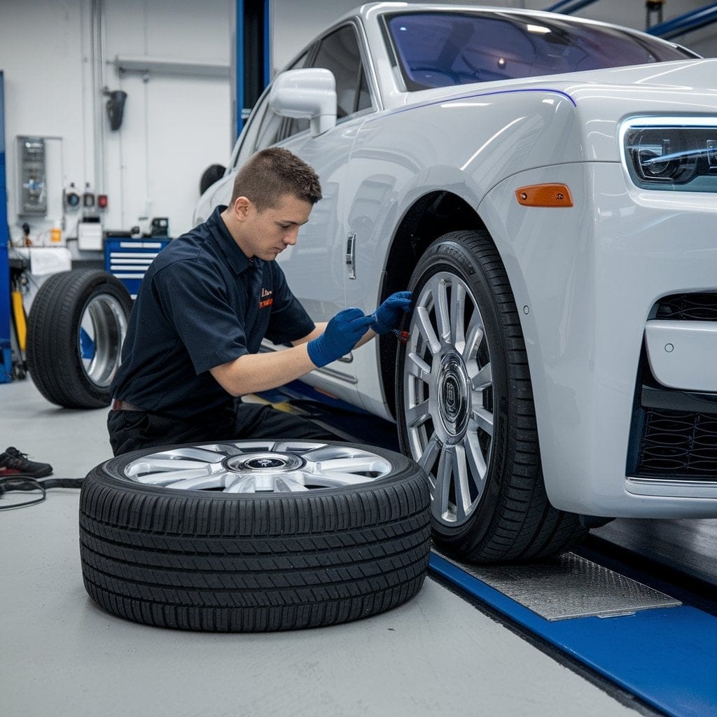 Rolls Royce Tire Replacement