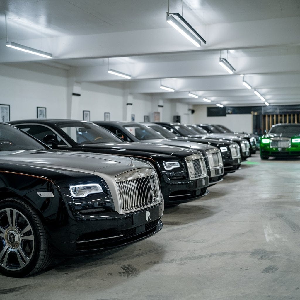 Rolls Royce's after service.