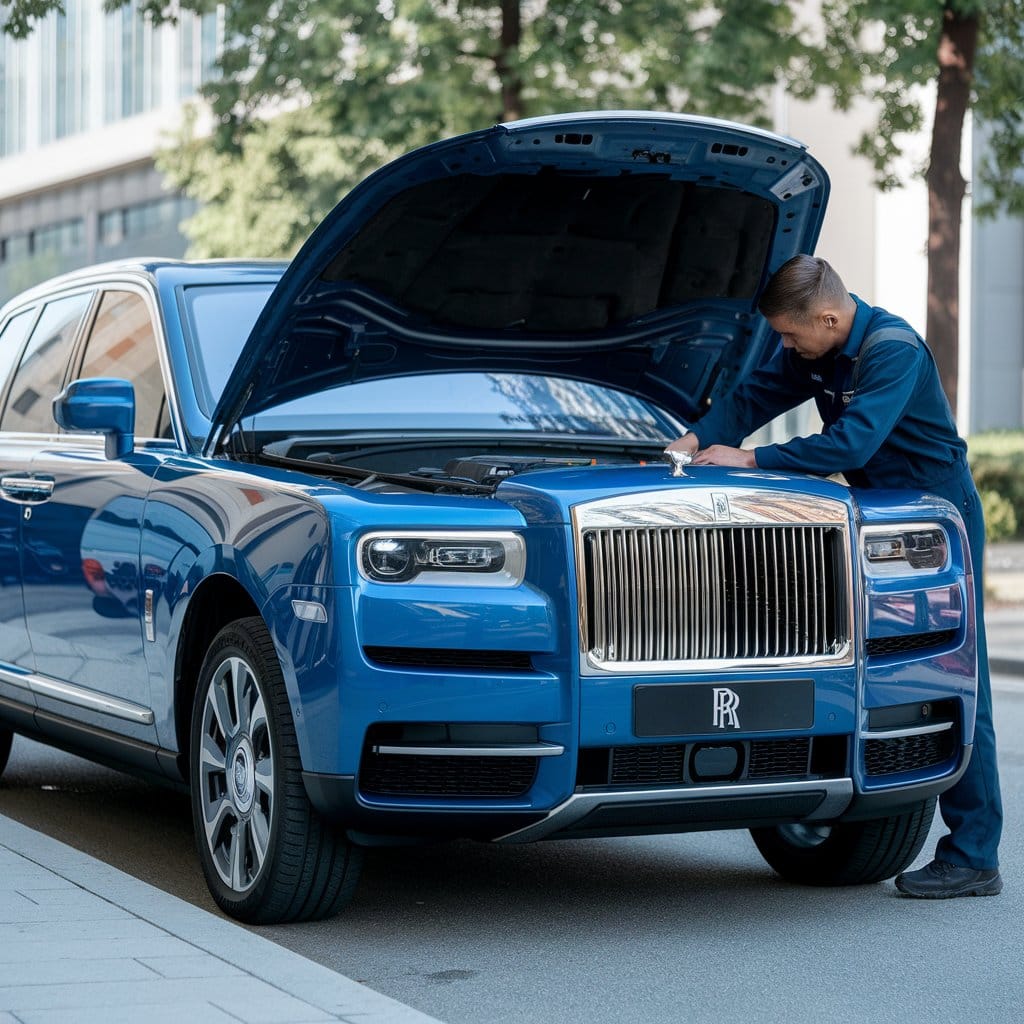 Battery replacement service of Rolls Royce.