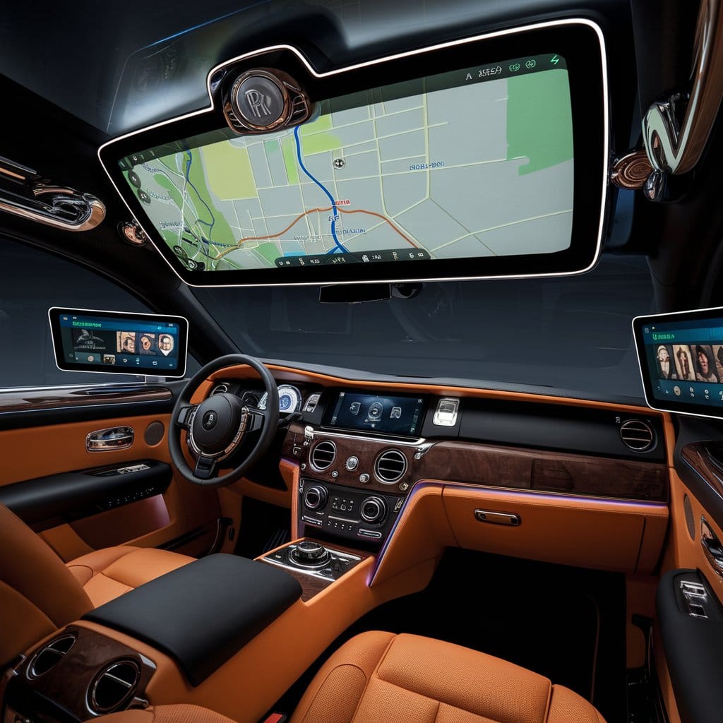 Rolls Royce Multimedia system for Apple & Android.