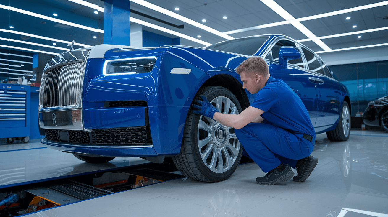 Premium Rolls-Royce tyres